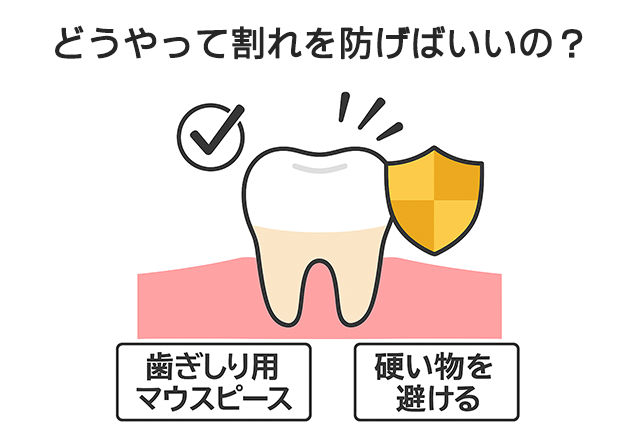 どうやって割れを防げばいいの?