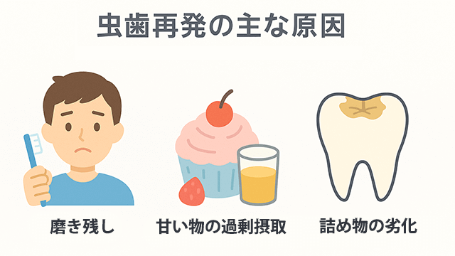 再発の主な原因