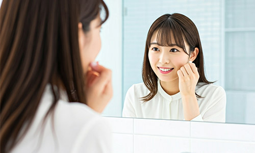 治療中に装置が目立たない